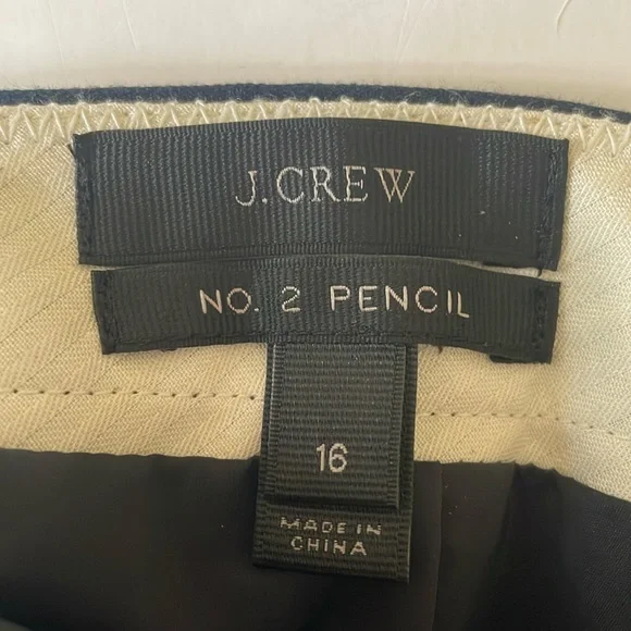 J. Crew Navy No. 2 Pencil Skirt - Picture 6 of 6